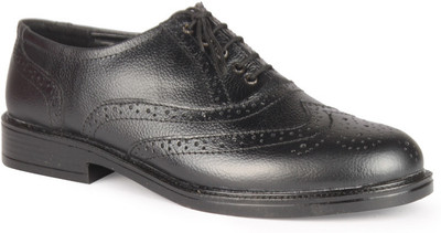 

Leather King Carter Black Lace Up For Men(Black)