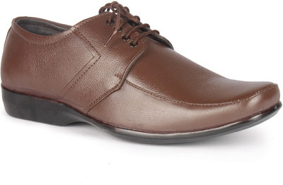 

Leather King Jones Brown Lace Up For Men(Brown)