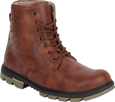 

Kraasa Shoot Long Boots For Men(Tan)