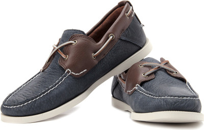 

Timberland EK Heritage Boat 2 Eye Boat Shoes For Men(Navy, Brown, 242