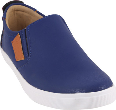 

Quarks Loafers with side patch Loafers For Men(Blue