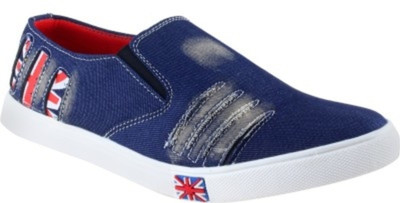 

Wonkey Denim Jeans Loafers For Men(Black