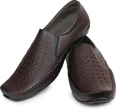 Shoetopia Loafers For Men(Brown)
