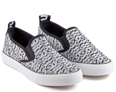 

DeVEE Oxdans Platform White Canvas Shoes For Women(White