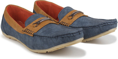 

Footista Superb Loafers For Men(Blue, Beige