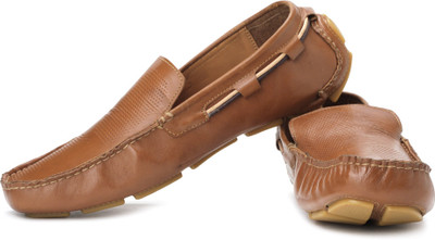 

tZaro Lace Twin Loafers For Men(Tan), Mad lace