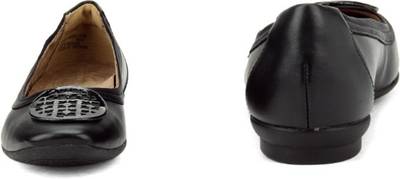 Clarks Candra Blush Black Leather Slip on