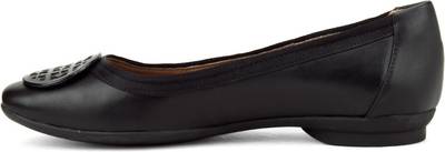 Clarks Candra Blush Black Leather Slip on