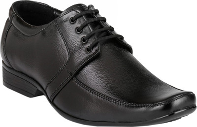 

LeatherKraft Men's Formal Lace Up Shoes For Men(Black