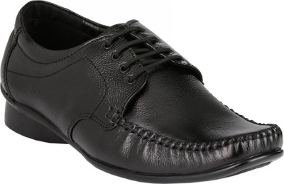 

LeatherKraft Men's Formal Lace Up Shoes For Men(Black