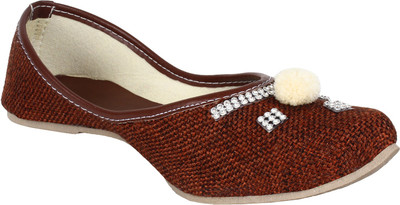 

Tryfeet Women's Brown Jute Jutis For Women(Brown)