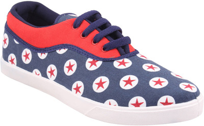 

Juan David Canvas Shoes For Men(Blue