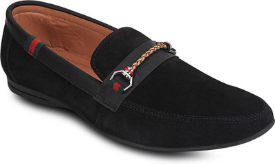 

Get Glamr Stylish Woven Driving Shoes For Men(Black