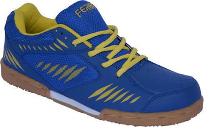 

Feroc Power Badminton Shoes For Men(White, Blue