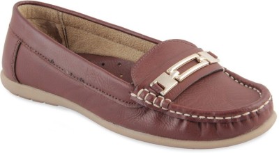 

Pink Fever Loafers For Women(Brown