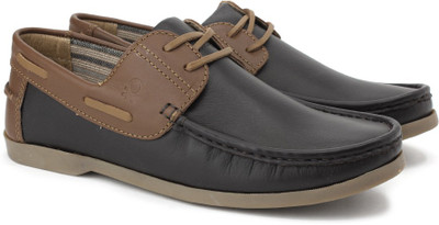 

United Colors of Benetton 16A8FT4B4004I Boat Shoes For Men(Black, 901