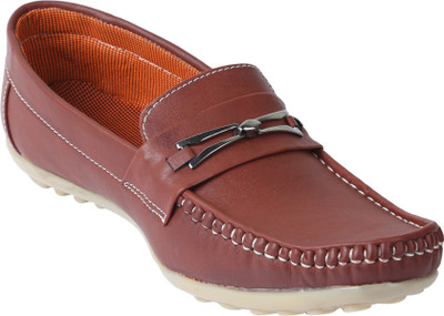 

SanMega Loafers For Men(Red
