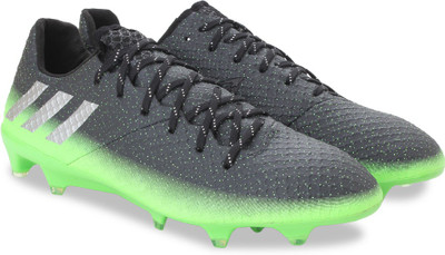 

ADIDAS MESSI 16.1 FG Football Shoes For Men(Black, Green, Dkgrey/silvmt/sgreen