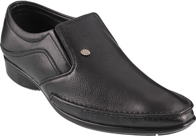 

Mochi Formal Slip On Shoes For Men(Black, 11;black