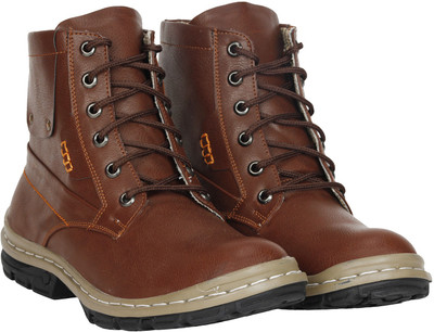 

Kraasa Live Up Boots For Men(Brown