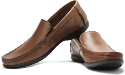

Clarks Finer Sun Genuine Leather Slip On Shoes For Men(Tan, Tan leather