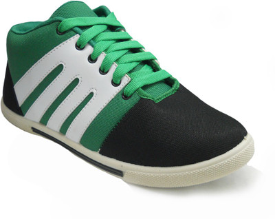 Fast Trax H5-1-GB Canvas Shoes For Men(Black), Green