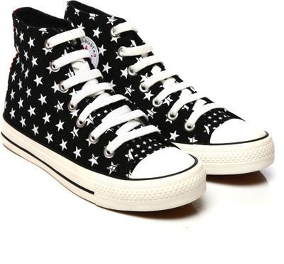 

Nell W-760 Canvas Shoes For Women(Black)