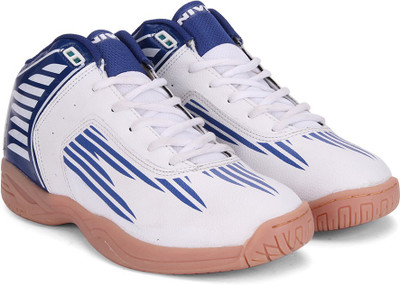 

Nivia Panther-1 Basketball Shoes For Men(White, Blue