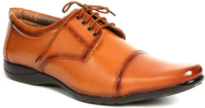 

World Walker Best Brogue Shoes Lace Up For Men(Tan