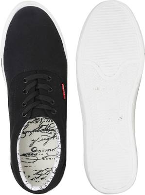 CoolSwagg Men's Stylish Leather Sneakers, Canvas Shoes