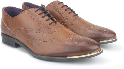 

Knotty Derby Vincent Brogue Lace Up For Men(Tan