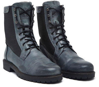 

Royal Enfield Defender High top Boots For Men(Black