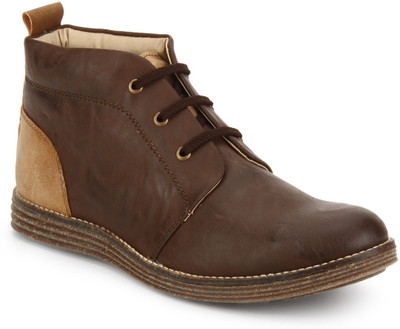 

Knotty Derby Weasley Chukka Boots For Men(Brown, Tan
