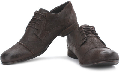 

Levi's Bridge Town Men Genuine Leather Lace Up Shoes For Men(Brown