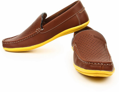 

Bacca Bucci Perforated Loafers For Men(Brown, Yellow
