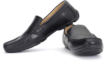 

Clarks Malta Coast Genuine Leather Slip On Shoes For Men(Black, Black leather