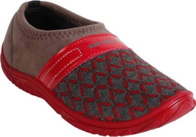 Fuel Women's Girls Red Grey Solid Bellies, Casuals, Outdoors