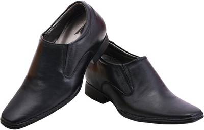 Elevato Lorenzo Black Height Increasing Slip-On - 3 INCHES Slip O...