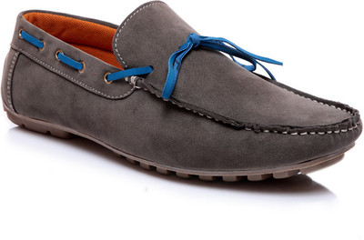 

Juan David 0055-Grey Boat Shoes For Men(Grey
