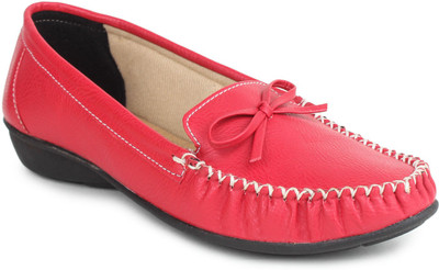 

DJH Loafers For Women(Red