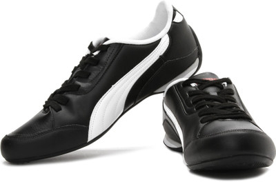 

Puma Racer Cat Sneakers For Men(White, Black, 03;black;white;high risk red.