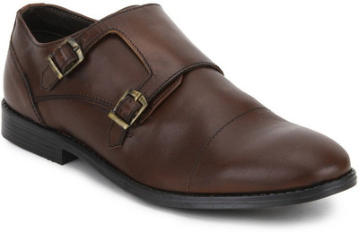 

Arden Oliver Monk Strap Shoes For Men(Brown