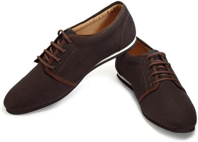 

FUNK Honty Black Canvas Shoes For Men(Black)
