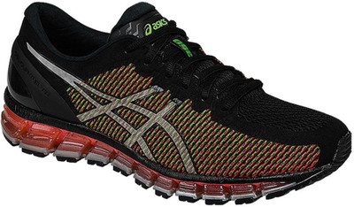 

Asics Gel-Quantum 360 2 Men Running Shoes For Men(Black, Black::white::green gecko