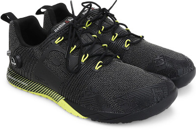 

REEBOK R CROSSFIT NANO PUMP FS Men Training & Gym Shoes For Men(Black, Yellow, Black/semi solar yellow