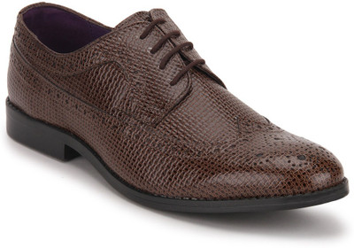 

Knotty Derby Lace Up Shoes For Men(Brown
