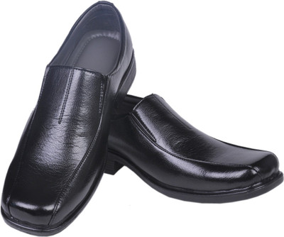 

Azzaro Black Slip On Shoes For Men(Black