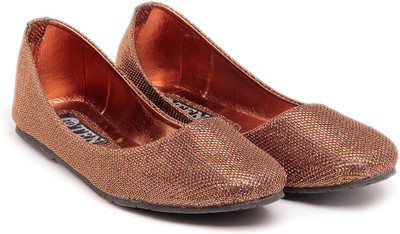 

TEN Shimering Brown Bellies For Women(Brown), Copper