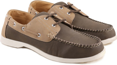 

Globalite Boat Shoe Boat Shoes For Men(Beige, Brown, Brown;beige