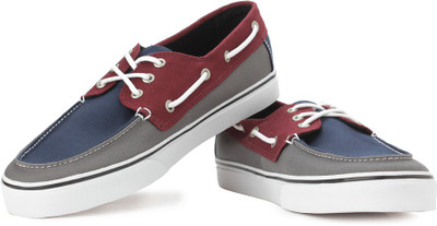 

Vans Chauffeur SF Boat Shoe For Men(Navy, (tri-tone) navy/pewter/port